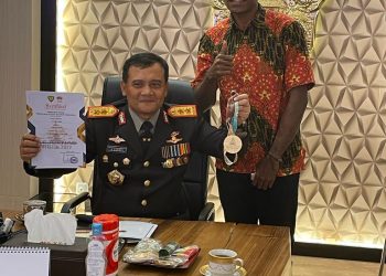 Kapolda Jateng Temui Anak Asuh Atlet Jateng Berdarah Papua, Ini Motivasi Yang Diberikan