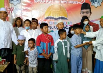 Giat Peringatan Muharam, Majlis Ta’lim Nurul Culuub Santuni Anak Yatim Piatu dan Duafa