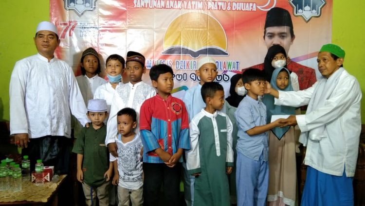 Giat Peringatan Muharam, Majlis Ta’lim Nurul Culuub Santuni Anak Yatim Piatu dan Duafa