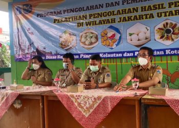 Sudin KPKP Jakarta Utara Laksanakan Pelatihan Pengolahan Hasil Perikanan Di Kecamatan Pademangan