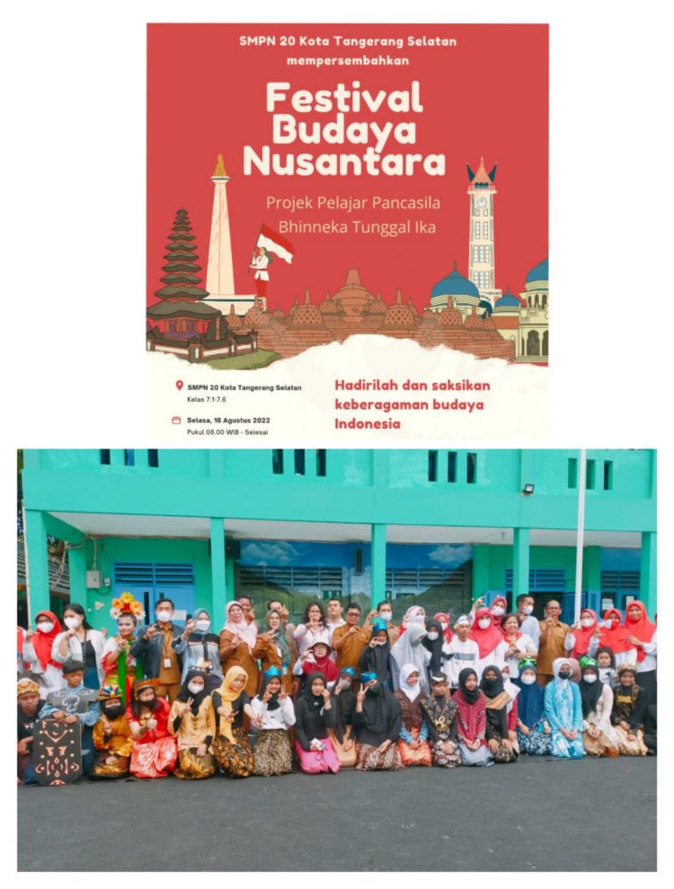 SMP Negeri 20 Tangsel Menyelenggarakan Festival Budaya Nusantara