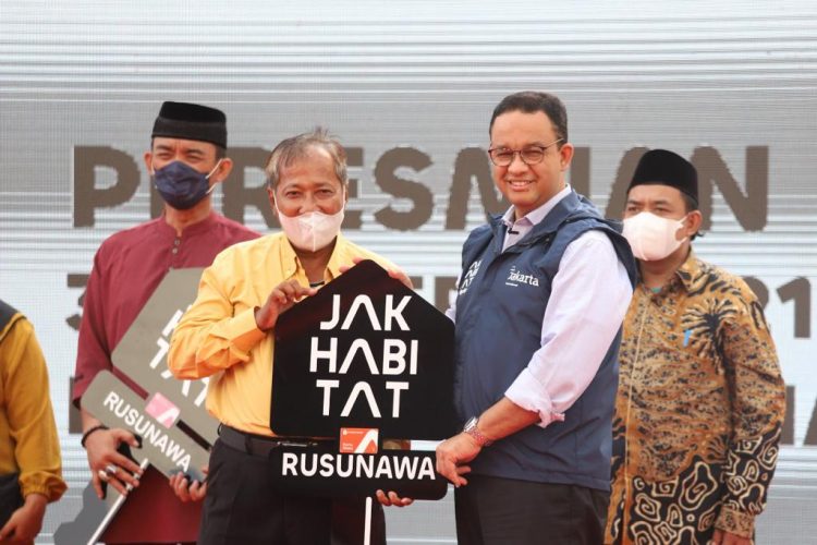 Pembangunan 33 Tower Dengan 7.421 Unit Hunian Rusunawa di Wilayah DKI Jakarta Di Resmikan Anies Baswedan