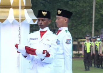 Paskibra HUT-RI ke 77 Walikota Tangsel Diraih Anak Puri Pamulang