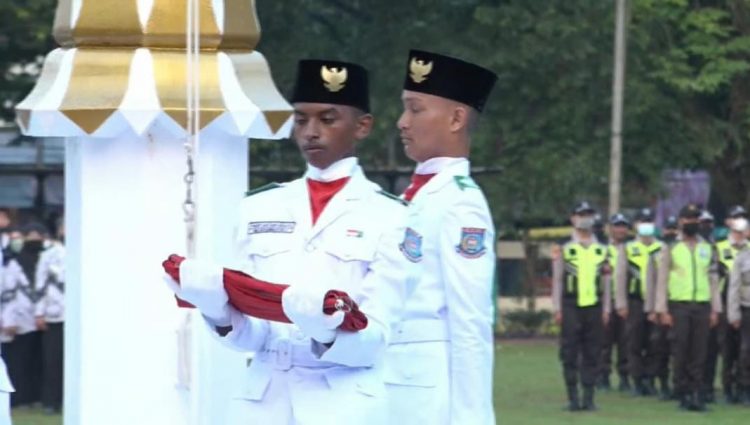 Paskibra HUT-RI ke 77 Walikota Tangsel Diraih Anak Puri Pamulang