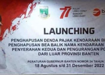 Kabar Gembira Bagi Pemilik Kendaraan Bermotor , PemProv. Banten Adakan Pemutihan Pajak Kendaraan