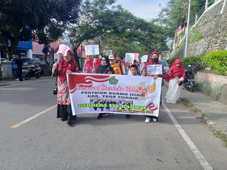 Wakil Bupati Tana Toraja Lepas Karnaval Merdeka Toleransi