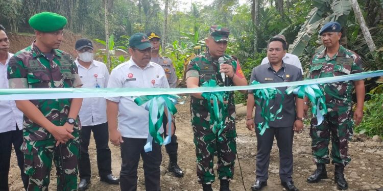 TMMD Sengkuyung Tahap 2 Di Purbalingga, Bupati Membuka Akses Jalan Baru Di Kecamatan Karang Anyar