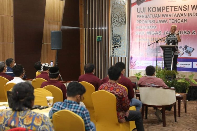 Buka UKW PWI Jateng, Ganjar : Warna Rumah Indonesia Ada di Tangan Wartawan