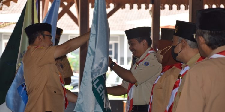 Bupati Banyumas Kukuhkan Tujuh Satuan Karya Pramuka