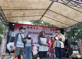 Bupati Banyumas Senam dan Jalan Sehat Bersama PKH Ajibarang