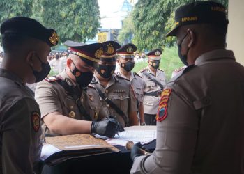 Lima Kasat dan Empat Kapolsek di Polres Purbalingga Berganti