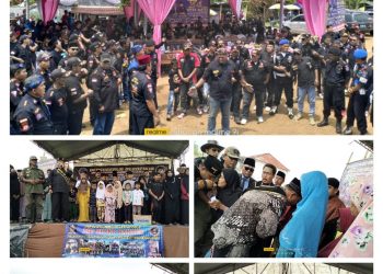 Dalam Memperingati Milad Depsossbud Ke -1 Berdzikir &  Memperingati Hari BPPKB Ke-24 Serta Dirgahayu Hut RI Ke -77, Juga Dilakukan Santunan