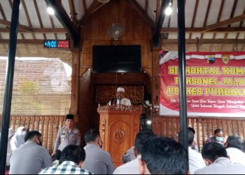 Tingkatkan Iman dan Takwa, Personel Polres Purbalingga Ikuti Binrohtal