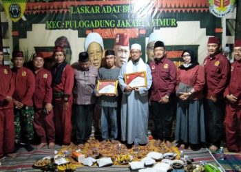 Laskar Adat Betawi DPC Pulogadung Audiensi ke Lurah Jatinegara Kaum