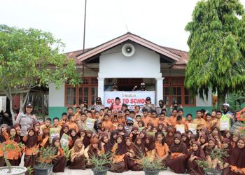 Wakapolres Rohil Kompol Franky Tambunan S.T Bersama Puluhan Polwan Rohil, Gelar Bhakti Sosial