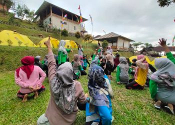 Tumbuhkan Karakter Tim, SD NU Master Sokaraja Adakan Camping