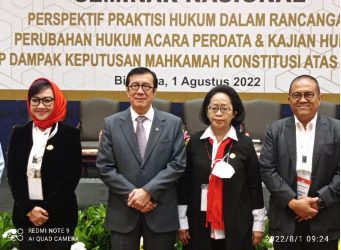 Seminar Nasional PP INI, Menkumham Menegaskan Notaris Untuk Menjaga Profesionalitas, Integritas, SOP Pembuatan Akta Dengan Baik