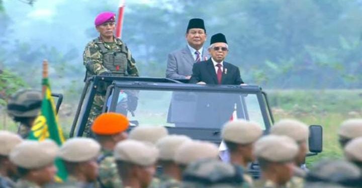 Wapres Ma’aruf Amin Dan Mentri Pertahanan Prabowo Subianto Tetapkan 2.974 COMCAD Di Pusdiklat Pasus