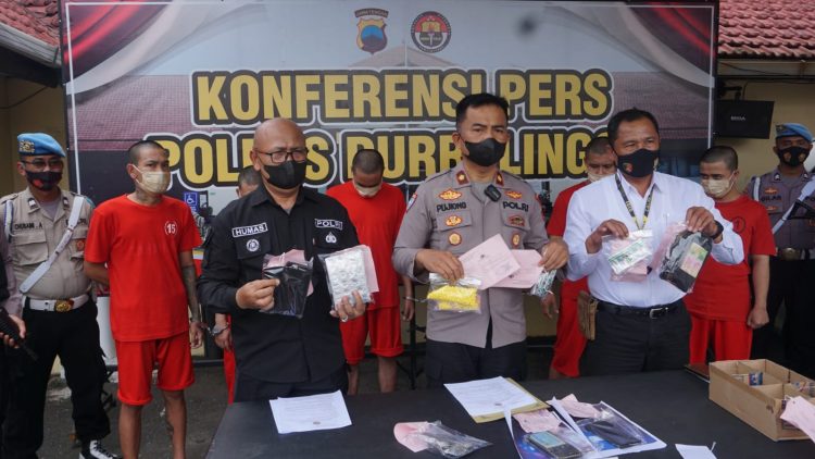 Dalam Sebulan, Polres Purbalingga Ungkap Empat Kasus Narkoba dengan Tujuh Tersangka