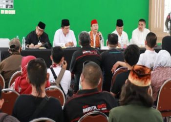 Pj Bupati Bekasi Gelar Kongkow Bareng Jurnalis dan Perusahaan Media