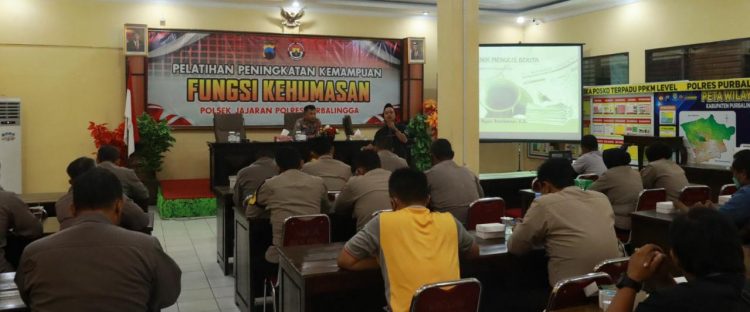Polres Purbalingga Gelar Pelatihan Pengemban Fungsi Humas Tingkat Polsek