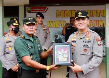 Kunjungi Kodim 0302/Inhu, Kapolda Riau Irjen Iqbal : Jaga dan Tingkatkan Sinergitas Soliditas TNI – Polri Untuk Masyarakat