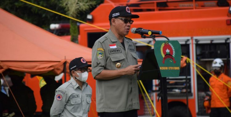 Wabup Sadewo Pimpin Apel Kesiapsiagaan Bencana