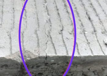 Warga Kecewa, Proyek Betonisasi Jalan Di Desa Pasir Eurih Baru Di Buka Sudah Retak