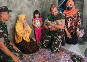 Dandim Banyumas Menjadi Bapak Asuh Anak Stunting