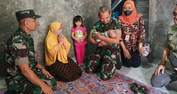 Dandim Banyumas Menjadi Bapak Asuh Anak Stunting