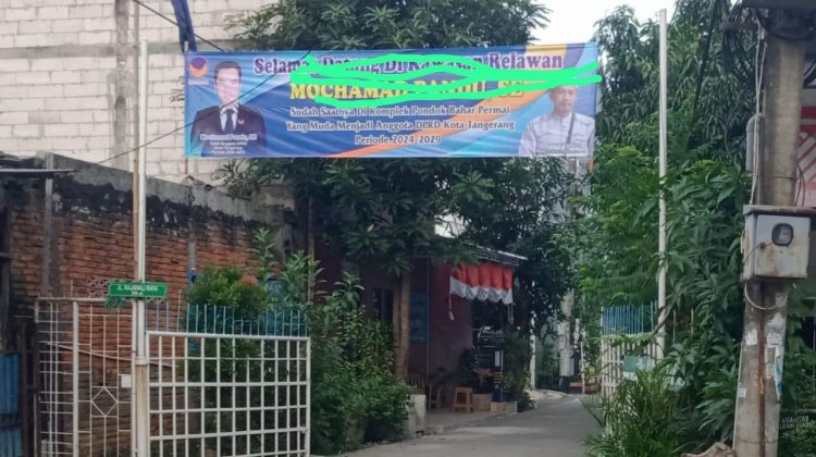Ada kampanye prematur Balon Legislatif di Pondok Bahar Permai Tangerang ?