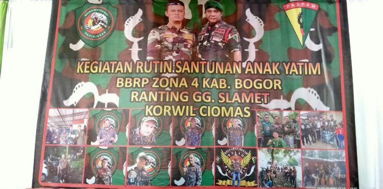 Ormas BBRP Zona 4 Ranting Desa Kota Batu, Adakan Santunan Anak Yatim Piatu Dan Kaum Duhafa