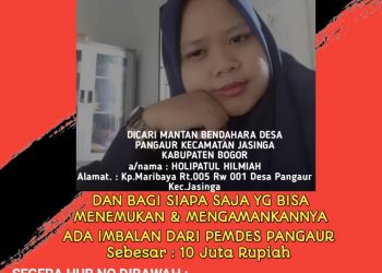 Ratusan Juta Dana Desa Pangaur Kecamatan Jasinga Diduga Digelapkan Bendahara Desa