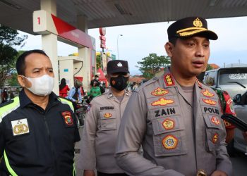 Resmi BBM Berganti Harga, Polres Metro Tangerang Kota Perketat Keamanan SPBU