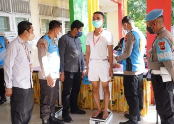 Ratusan Remaja Ikuti seleksi Tamtama Polri di Polda Jateng  Polisi Menjadi Pilihan Hidup, Animo Seleksi Tamtama Polri di Polda Jateng cukup Tinggi