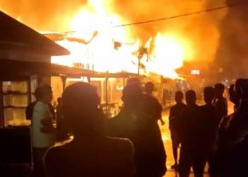 Taput di Guncang Gempa Bumi Berkekuatan Mag 6.0, Pasar Sarulla Terbakar