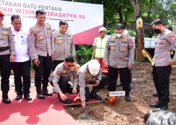 Gubernur Akpol Lakukan Groundbreaking Pembangunan Wisma Wirasatya 96, Bhakti Yon Wirasatya Kepada Almamater