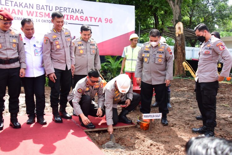 Gubernur Akpol Lakukan Groundbreaking Pembangunan Wisma Wirasatya 96, Bhakti Yon Wirasatya Kepada Almamater