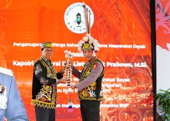 Polri dan Majelis Adat Dayak Nasional Sinergi Berkomitmen Kawal Pembangunan IKN