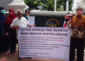 Warga Puri Intan Minta Keadilan Dan Perlindungan Kepada Menkopolhukam RI