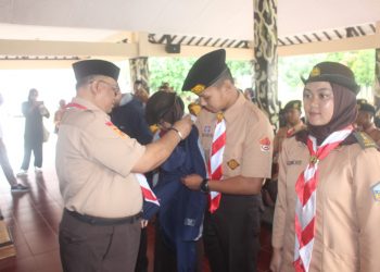 Ketua Kwarcab Banyumas Lepas 25 Kontingen Peran Saka Daerah