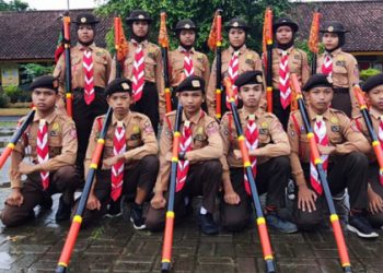 Kontingen MTs Ma’arif NU 1 Rawalo Siap Ikuti Lomba Gebyar Pramuka Ma’arif