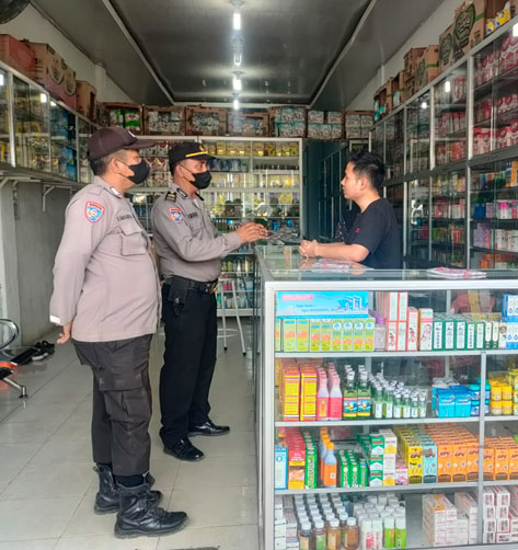 Polres Rohil Bersama Jajaran Polsek, Cek Tokoh Obat dan Kosmetik di Wilayah Rohil