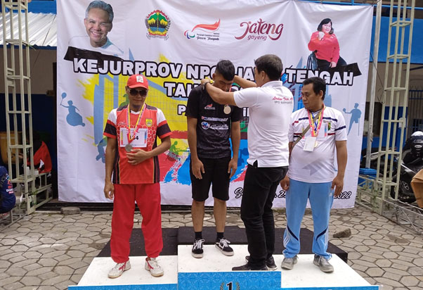 Banyumas Tambah 1 Emas dan 1 Perunggu Kejurprov Disabilitas