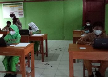 Siswa SDN 1 Rawalo Ikuti ANBK