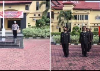 Polres Rohil Gelar Upacara Peringatkan Sumpah Pemuda, Ke 94 Tahun