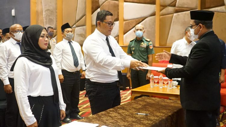 Panwaslu Kecamatan Se-Kabupaten Banyumas Dilantik