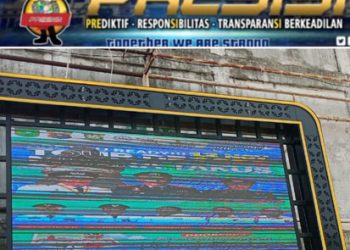 Agar Kamseltibcar, Satlantas Polres Rohil Pasang Tour De Muara Takus Videotron