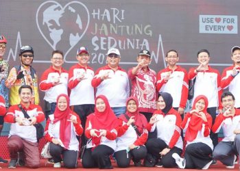 Ratusan Warga Banyumas Meriahkan Hari Jantung Sedunia Dengan Senam Jantung