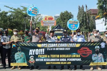 Polres Purbalingga Sosialisasi Operasi Zebra Candi 2022 Secara Terpadu